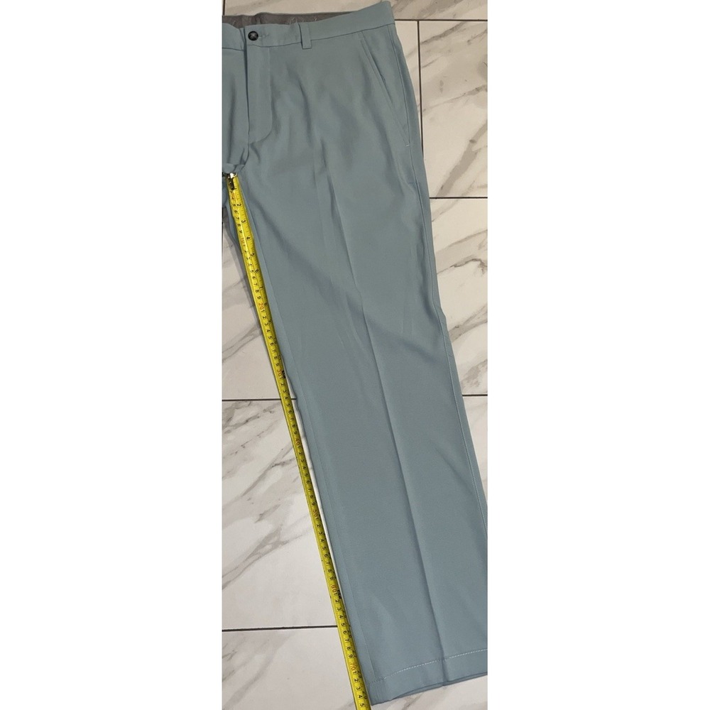 Oxford Golf Pants Men 34x34 Dusty Mint Green Stretch Performance X9-1001 - Picture 11 of 13